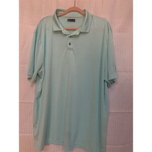 PGA Tour Golf Polo Shirt Mens XXL Blue White Performance Casual‎ Grampacore